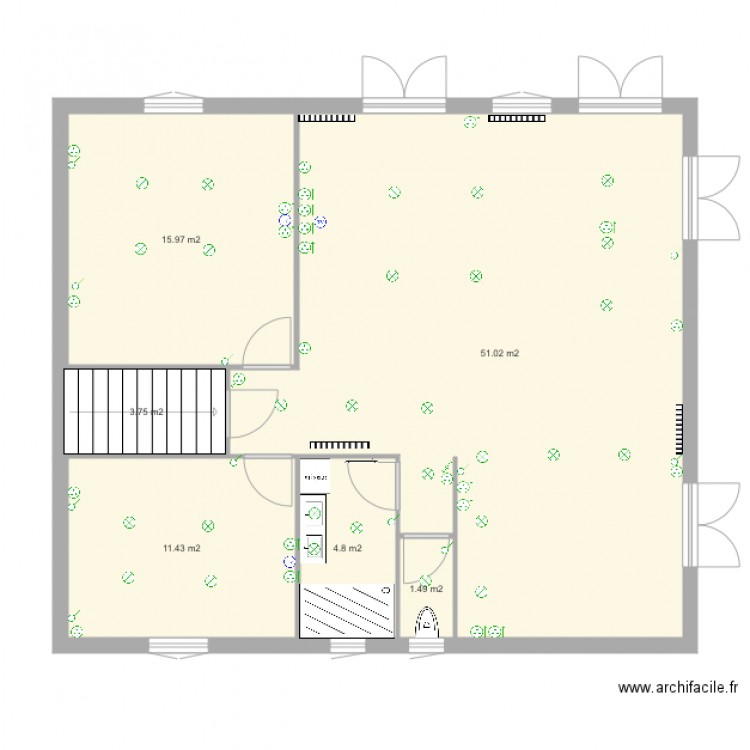 Maison fini. Plan de 0 pièce et 0 m2