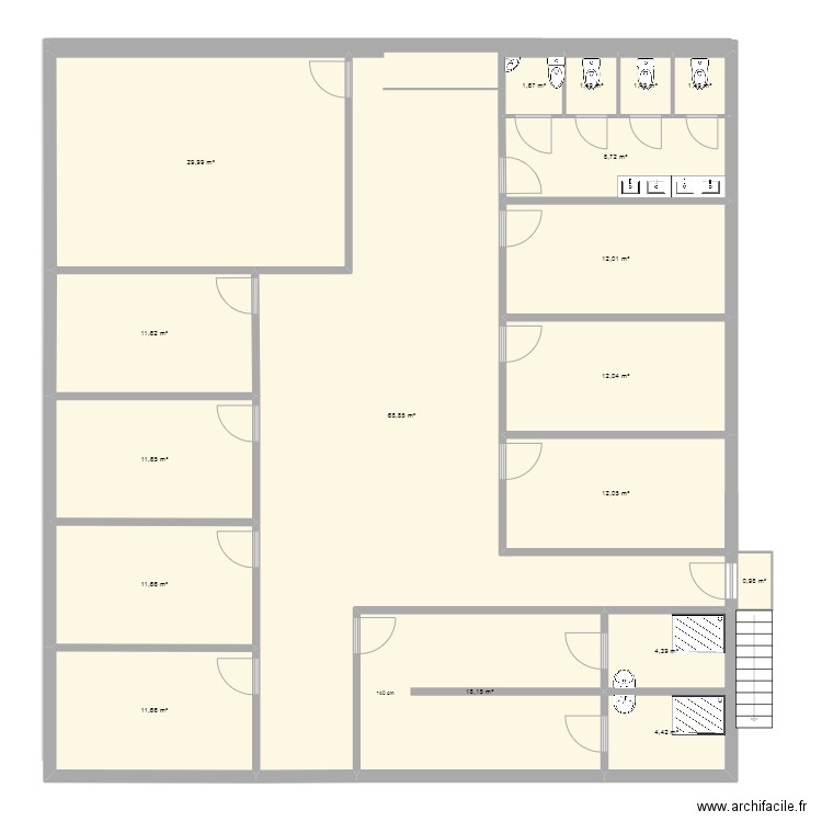 GARAGE SMUR . Plan de 0 pièce et 0 m2