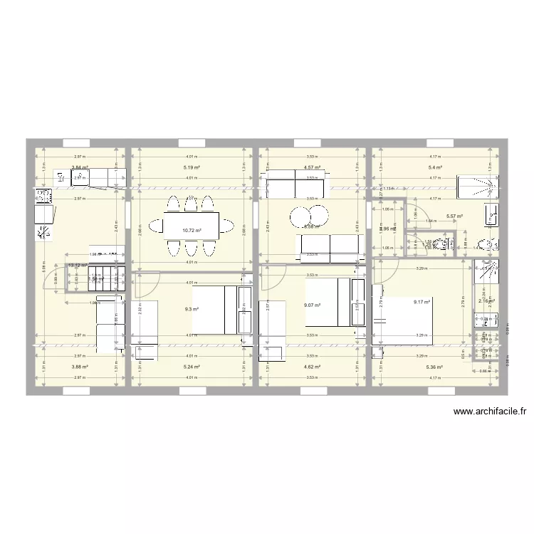 Deuxieme Projet. Plan de 