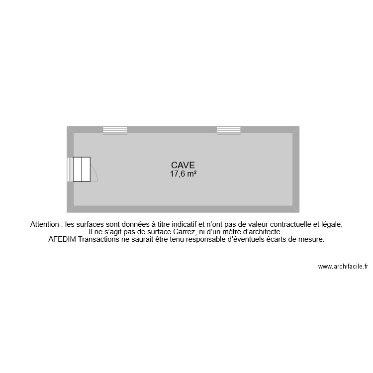 BI 8452 CAVE EF. Plan de 0 pièce et 0 m2
