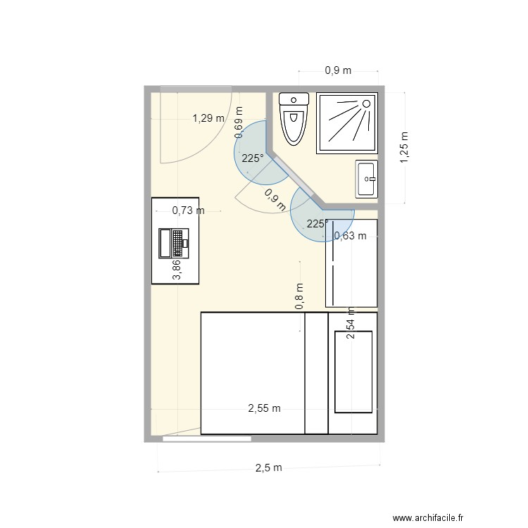 EX CHAMBRE 8. Plan de 0 pièce et 0 m2