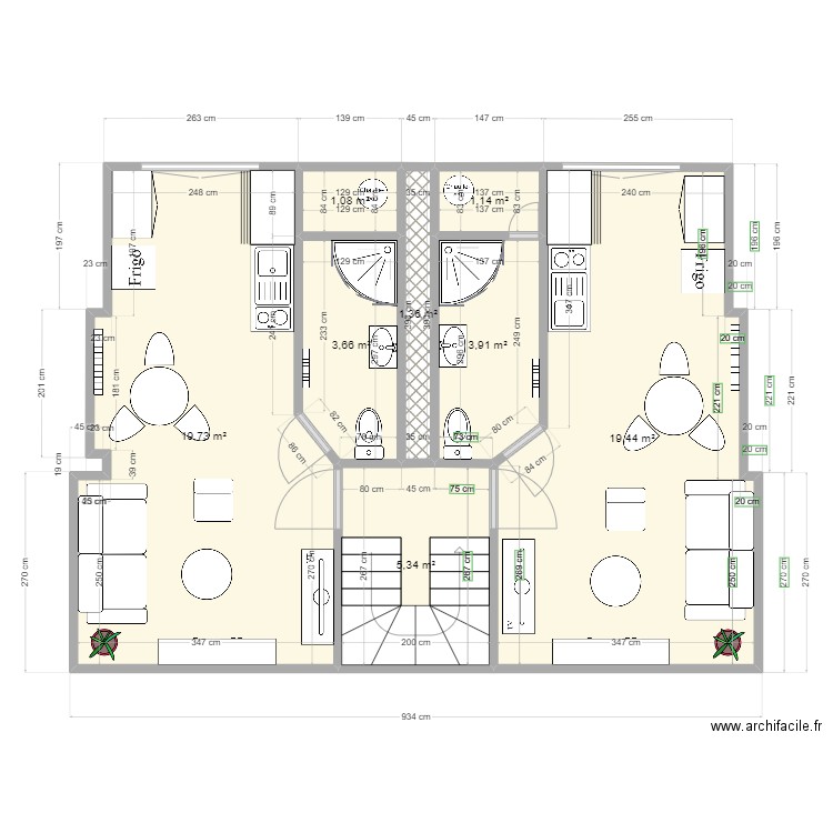SCI BAUX. Plan de 0 pièce et 0 m2