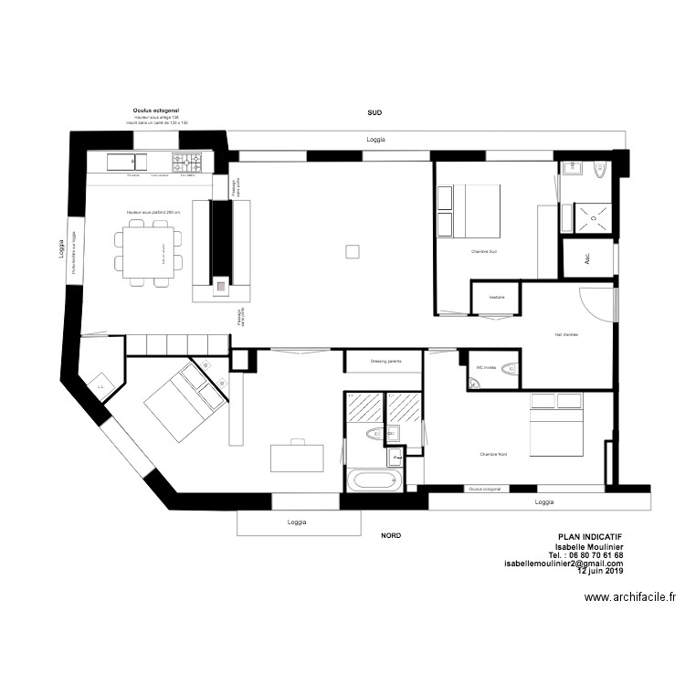 plan 12 06 2019 VERSION 2. Plan de 0 pièce et 0 m2