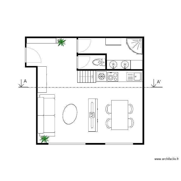 Devoir n1 RDC Propo 2. Plan de 0 pièce et 0 m2