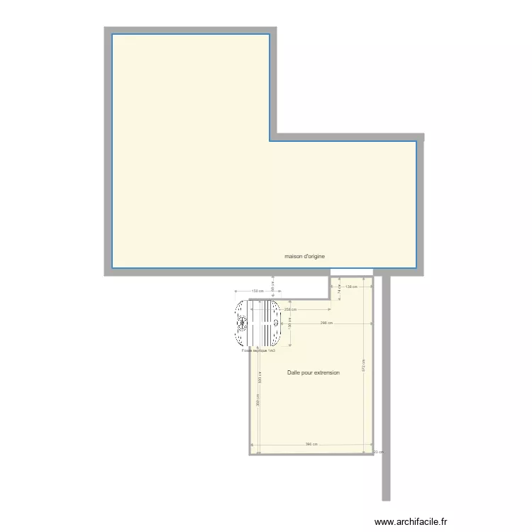 extension richard dalle et fosse. Plan de 