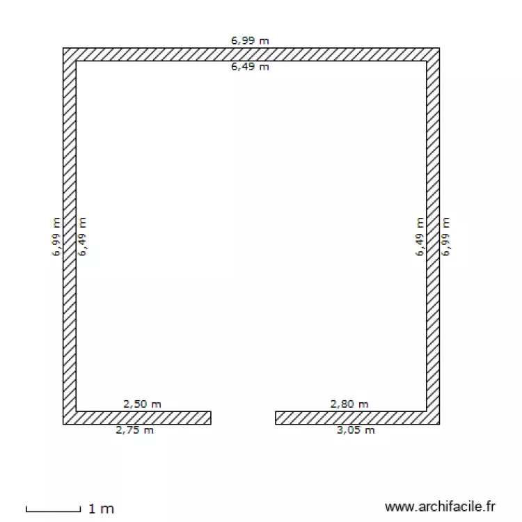 Maison-logis-chinoise1. Plan de 