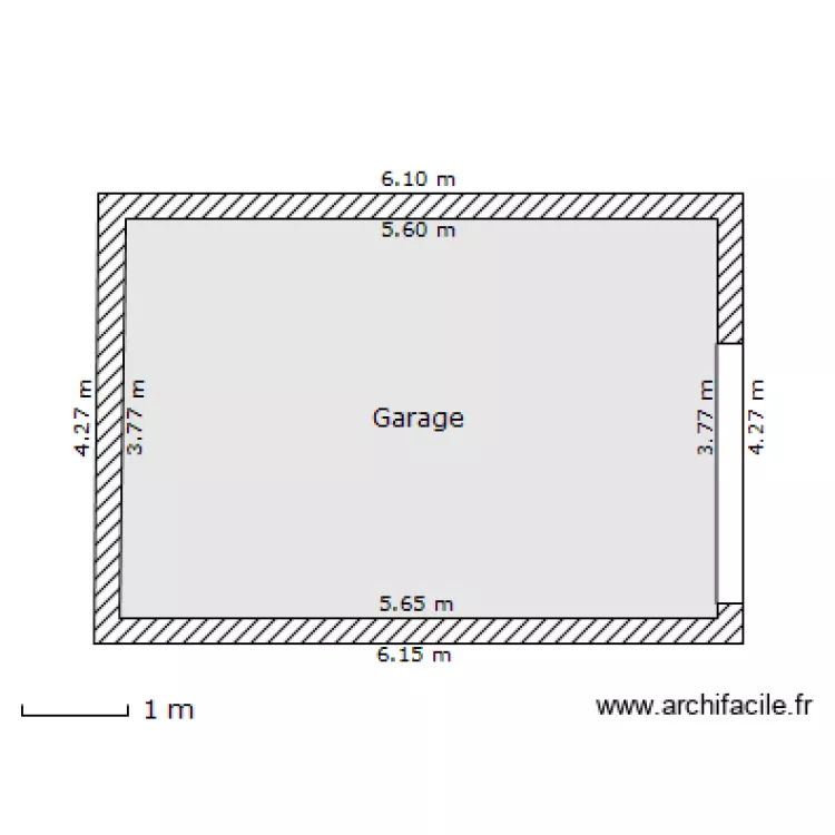 Garage. Plan de 
