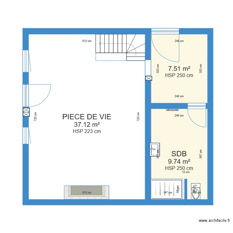 maison actuel. Plan de 0 pièce et 0 m2