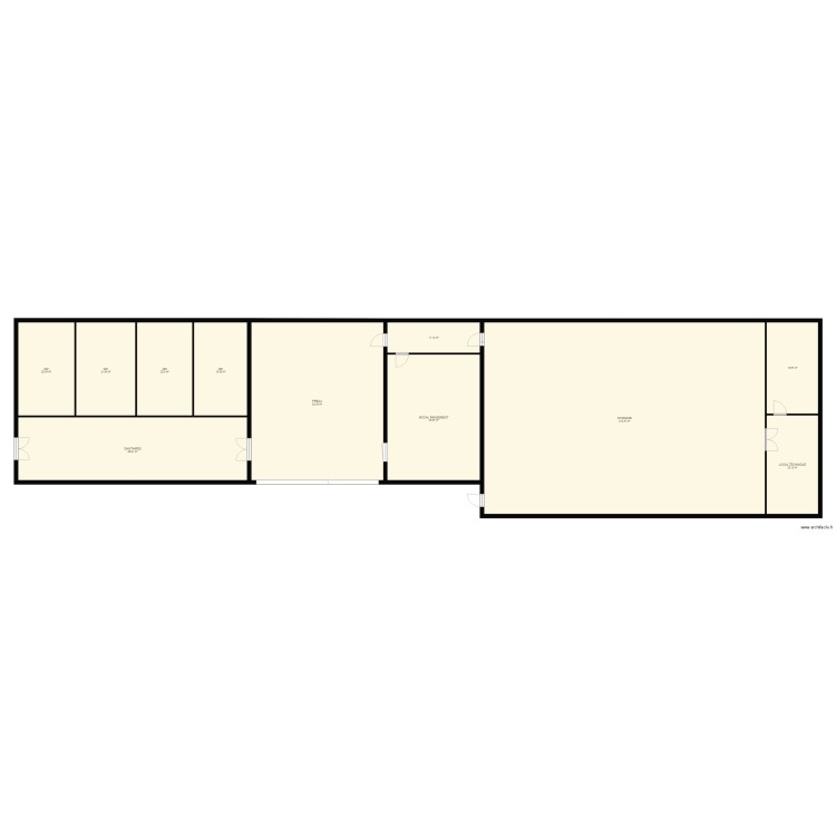 gymnase ville la grand. Plan de 0 pièce et 0 m2