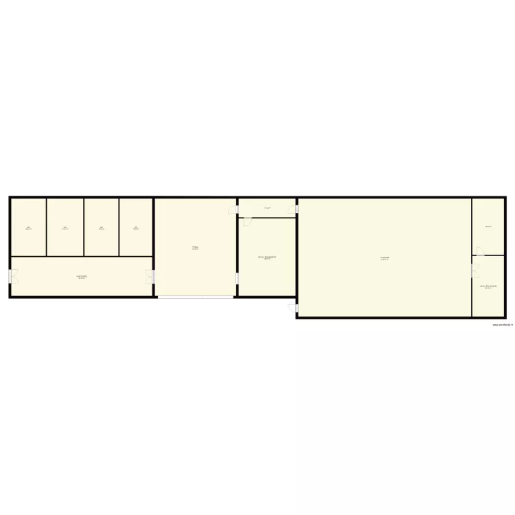 gymnase ville la grand. Plan de 