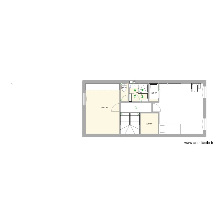 etage 1.2. Plan de 0 pièce et 0 m2