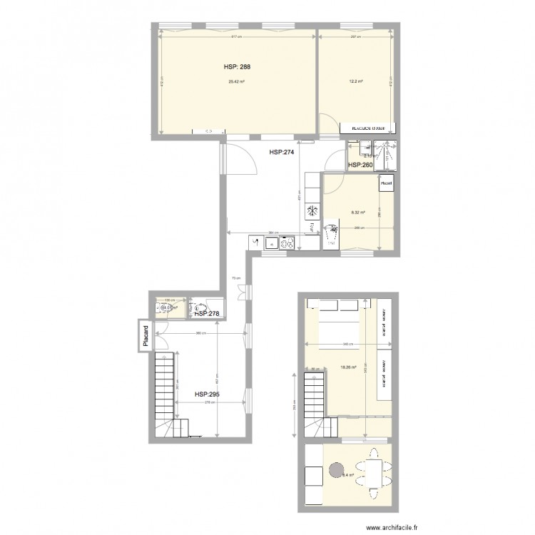 SORET plan existant déf. Plan de 0 pièce et 0 m2