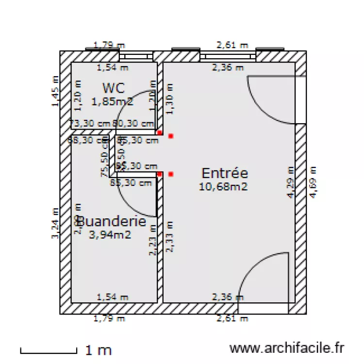 Extension entr&eacute;e v.3. Plan de 