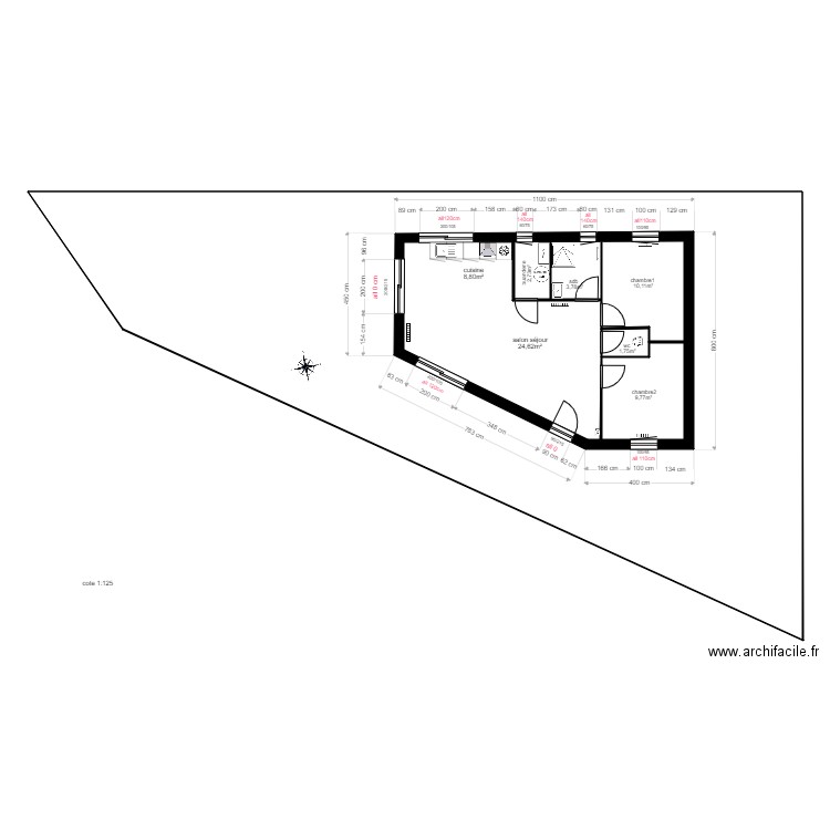 plan maison coco22120. Plan de 0 pièce et 0 m2