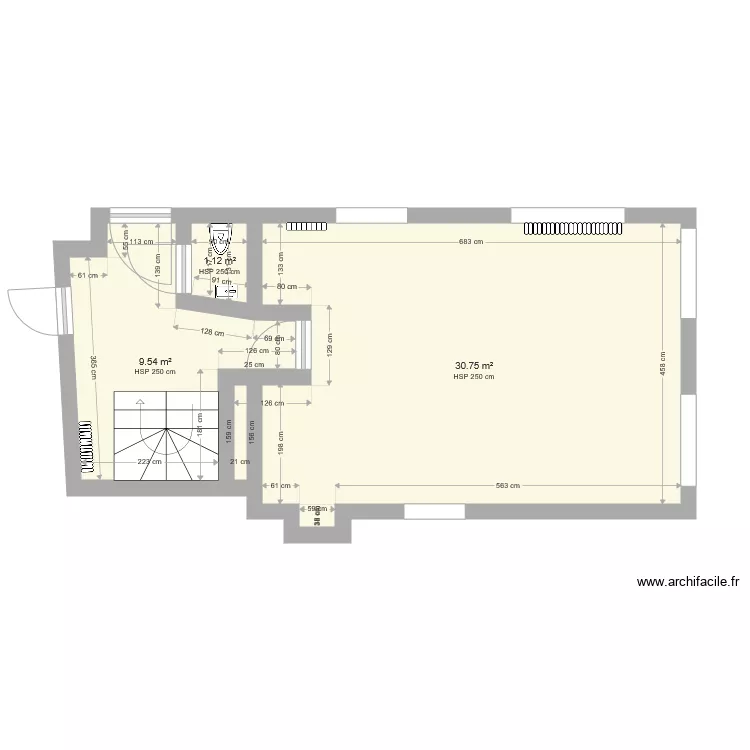 bureau christophe 3. Plan de 