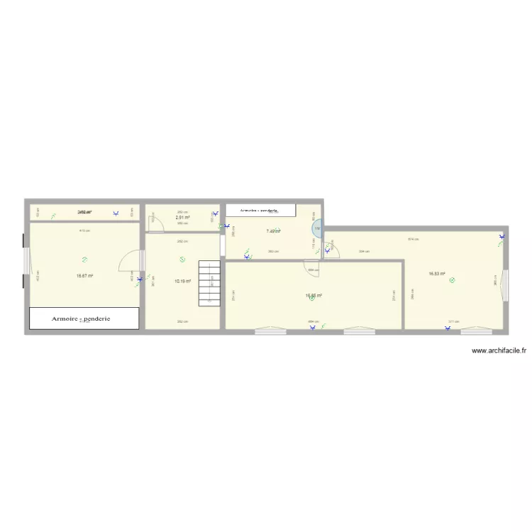 etage après travaux. Plan de etage après travaux. Plan de