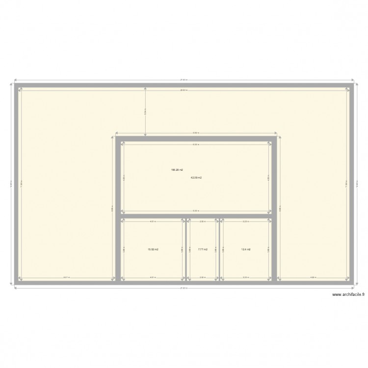 mini mit. Plan de 0 pièce et 0 m2