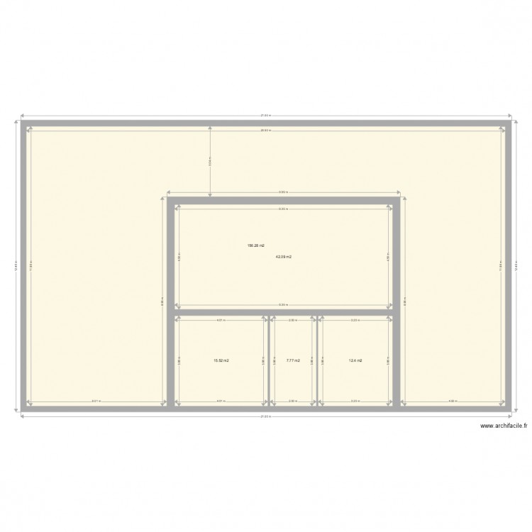 mini mit. Plan de 0 pièce et 0 m2