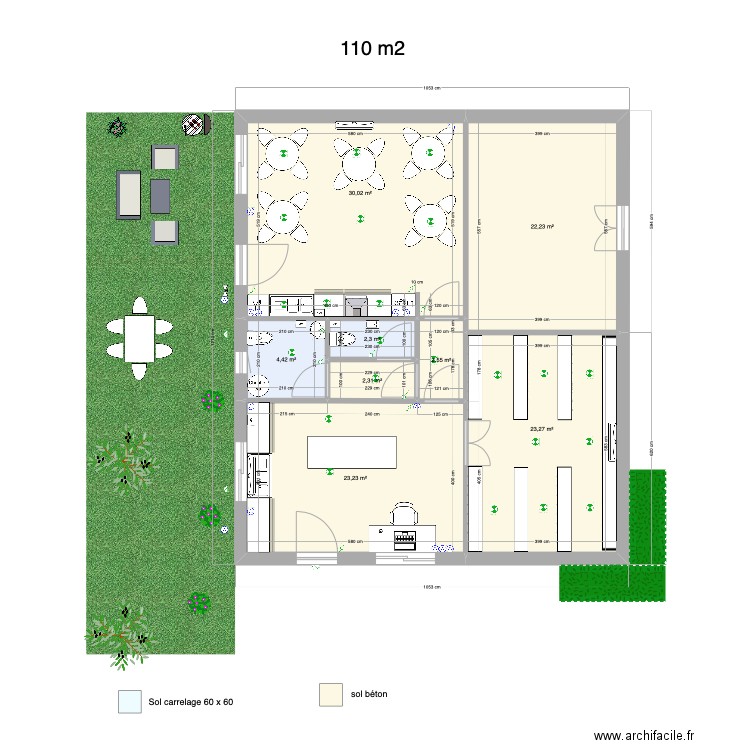 Bat stockage5. Plan de 16 pièces et 348 m2