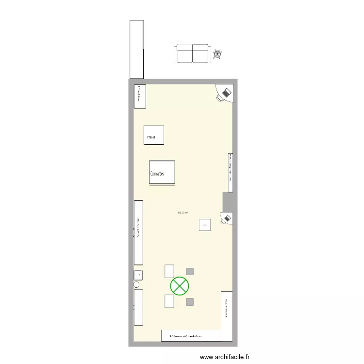 ATELIER DKT. Plan de 