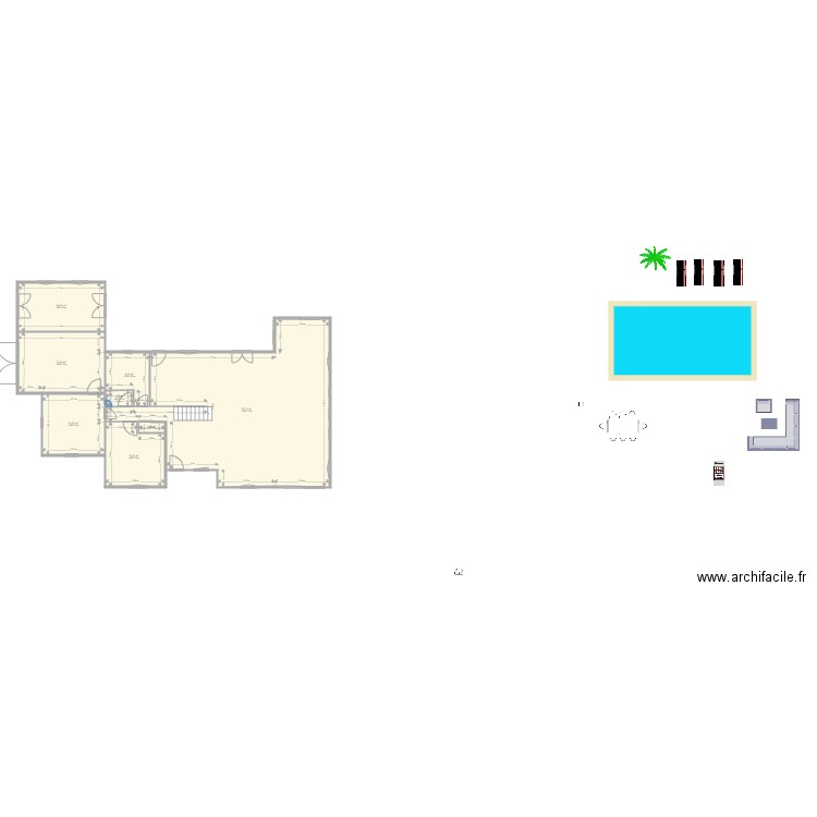 Maison HASPARREN. Plan de 8 pièces et 147 m2