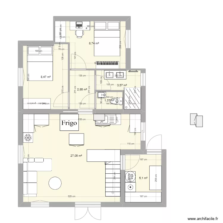 CHALET 90 V2. Plan de 0 pièce et 0 m2