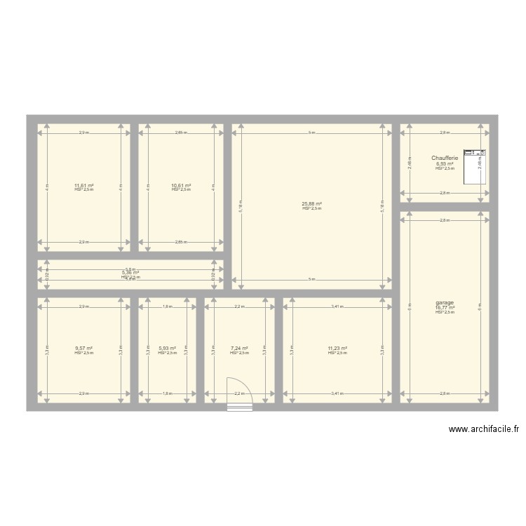 andre plan. Plan de 0 pièce et 0 m2