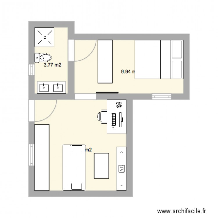 plan appartement 30m2