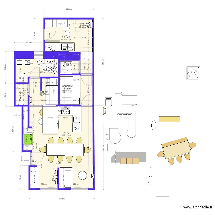 Verdun 10 places V16. Plan de 0 pièce et 0 m2