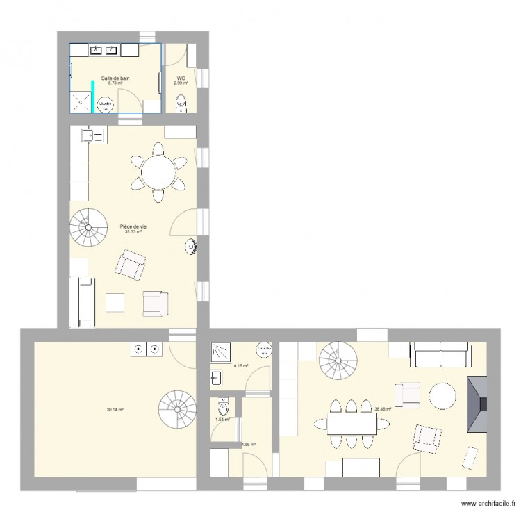 Tréma3. Plan de 0 pièce et 0 m2