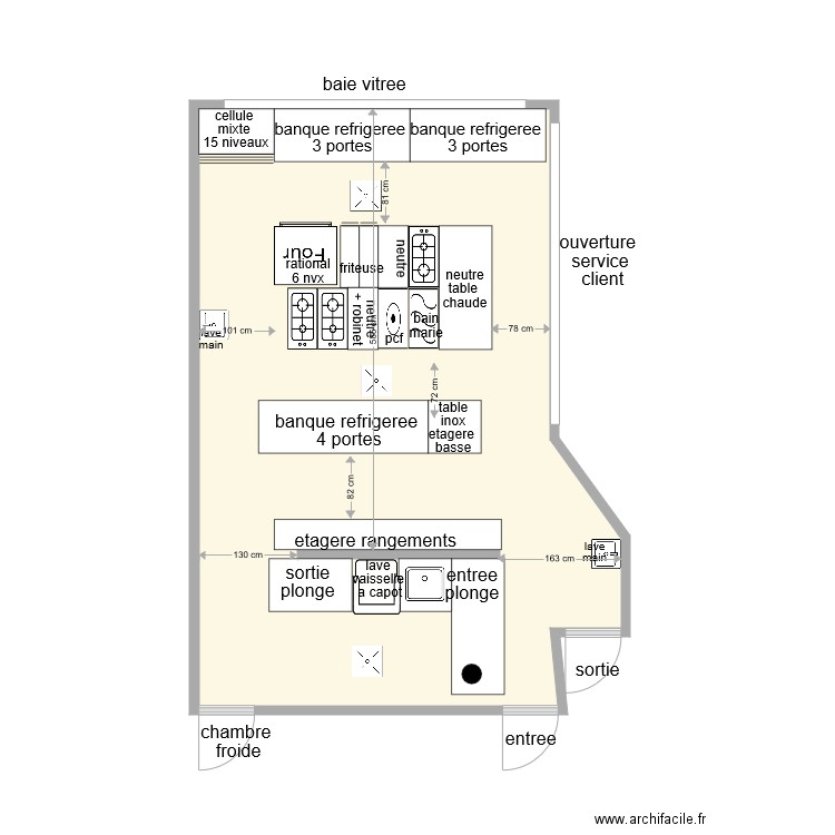 NEW DOUVAINE. Plan de 1 pièce et 39 m2