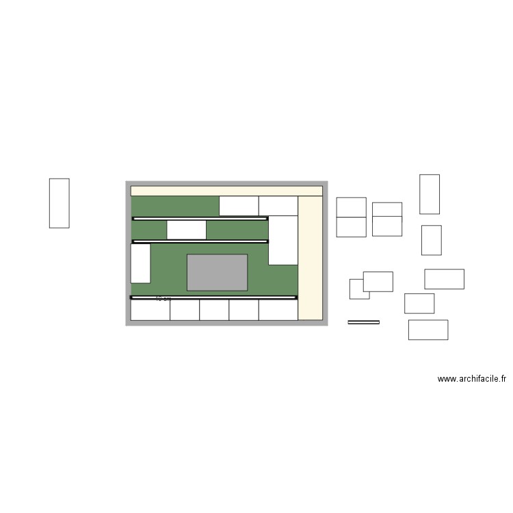 salon 2. Plan de 0 pièce et 0 m2