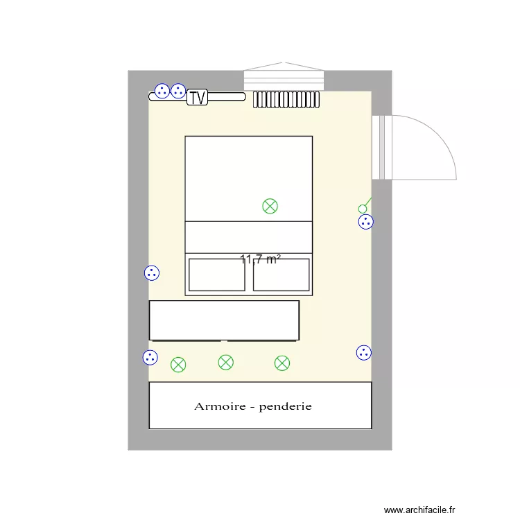 chambre dressing. Plan de chambre dressing. Plan de