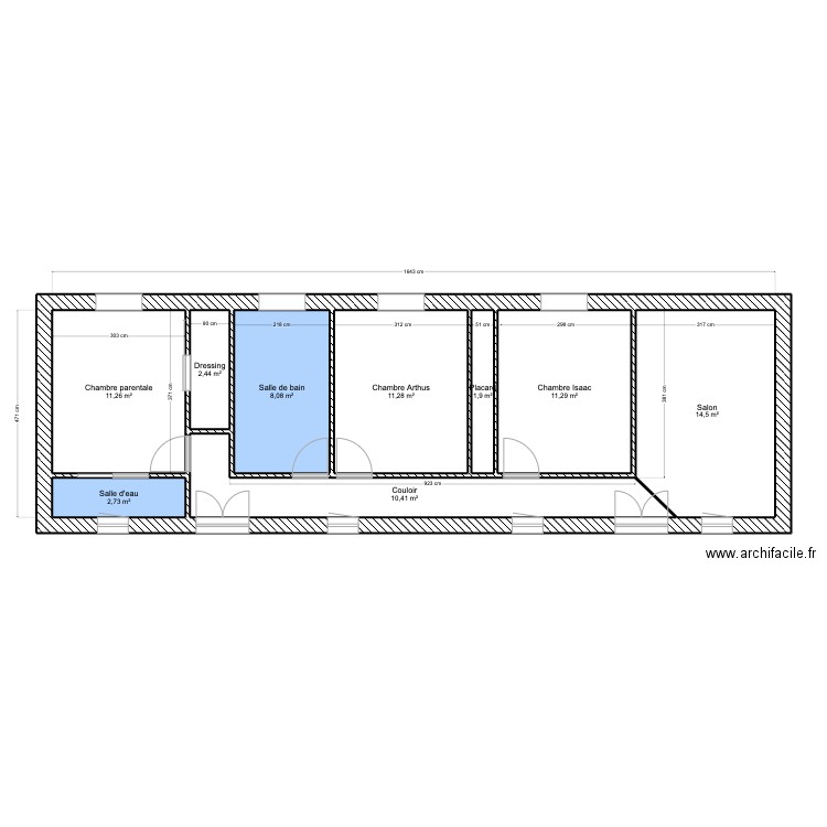Plan pour Gedimat. Plan de 0 pièce et 0 m2