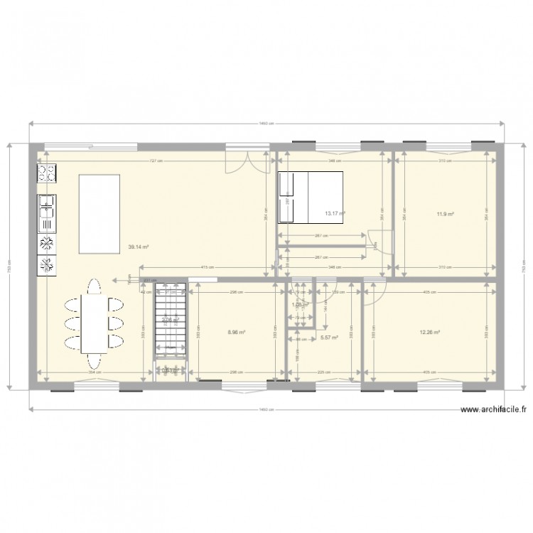 MAISON POLLUX ET MEUBLE 02. Plan de 0 pièce et 0 m2