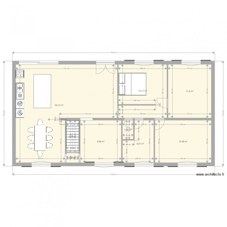 MAISON POLLUX ET MEUBLE 02. Plan de 0 pièce et 0 m2