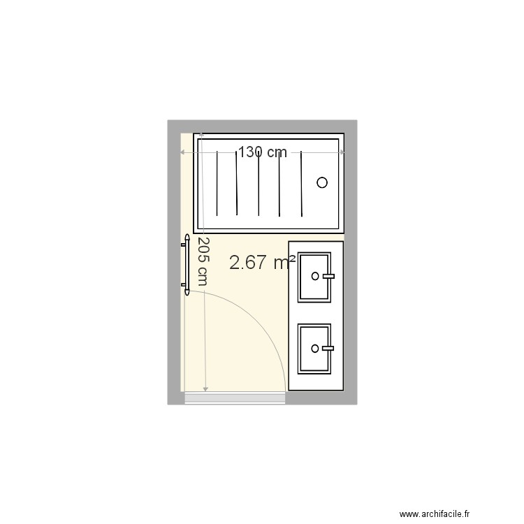 sdb. Plan de 0 pièce et 0 m2