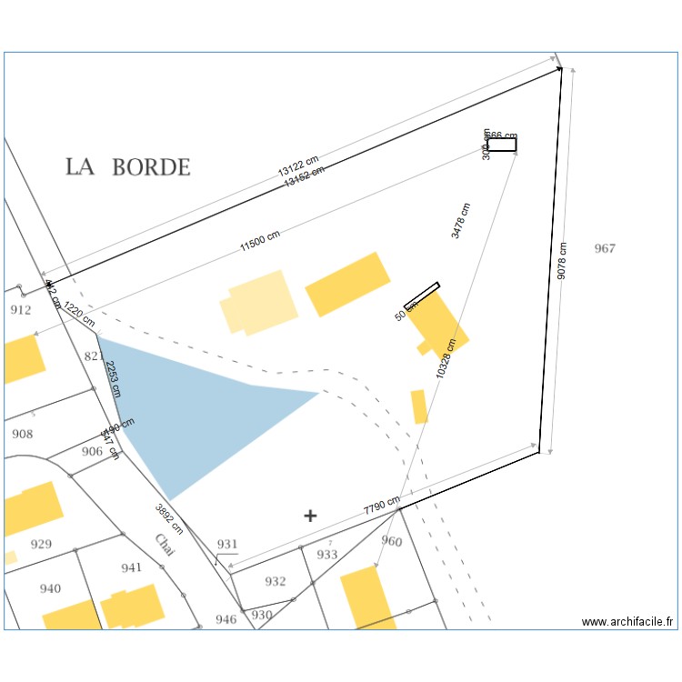 plan de masse neuillé chenil. Plan de 0 pièce et 0 m2