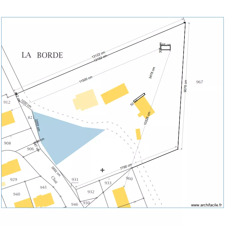 plan de masse neuill&eacute; chenil. Plan de 