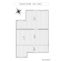 VUE EN PLAN ET TOITURE