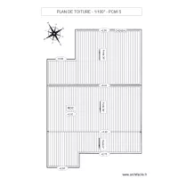 VUE EN PLAN ET TOITURE