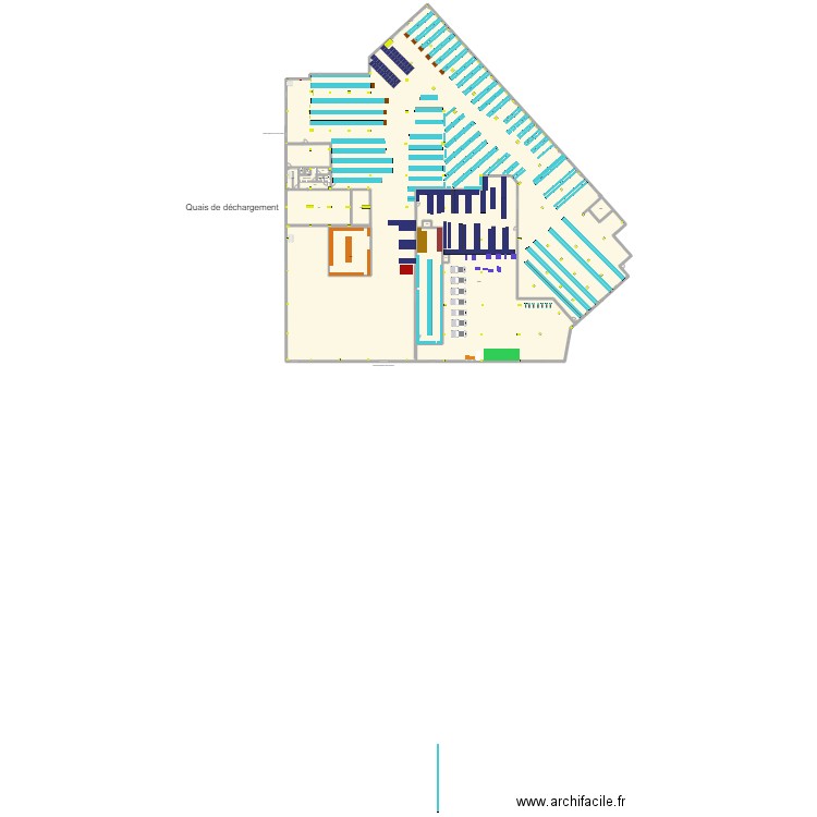 Reuilly V45 phase 1 . Plan de 16 pièces et 420 m2