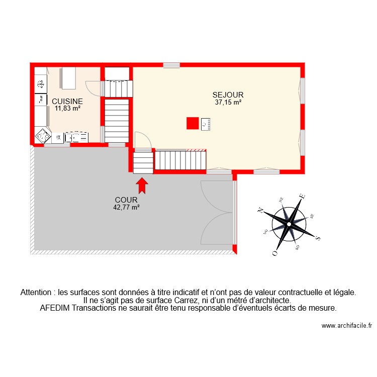 BI 7620 RDC. Plan de 0 pièce et 0 m2