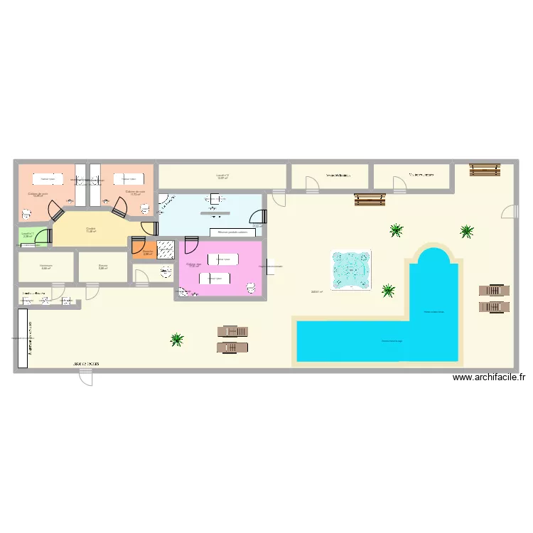Plan du spa bambou. Plan de Plan du spa bambou. Plan de