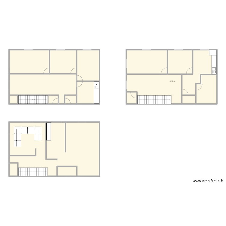 plans. Plan de 0 pièce et 0 m2