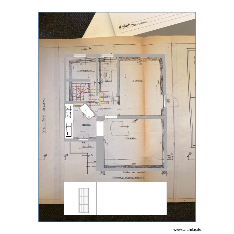 magnago. Plan de 0 pièce et 0 m2