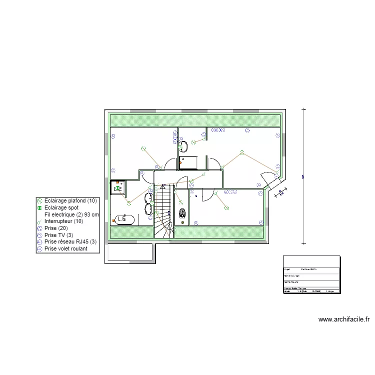DUVAL ETAGE. Plan de 