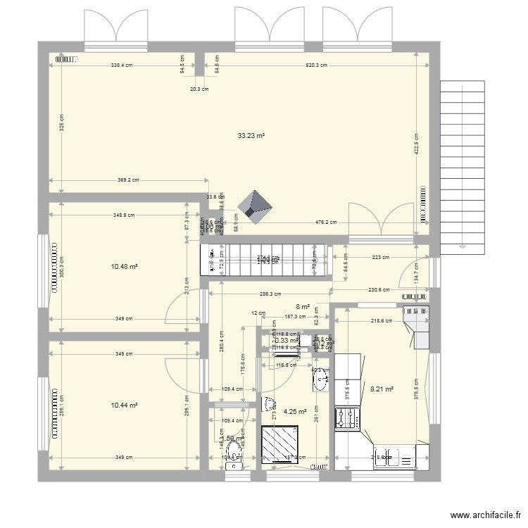 Maison Flo étage. Plan de 0 pièce et 0 m2