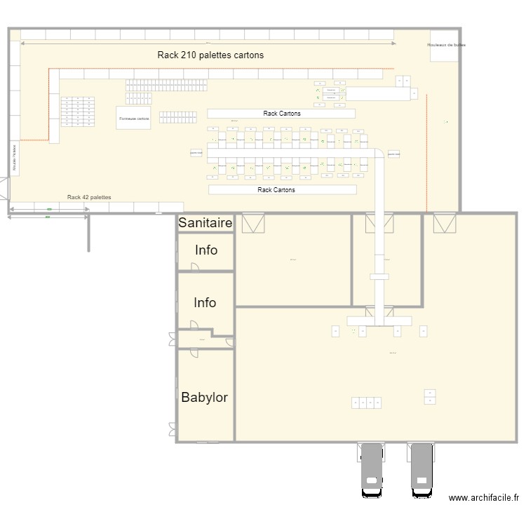 Nouveau batiment. Plan de 0 pièce et 0 m2