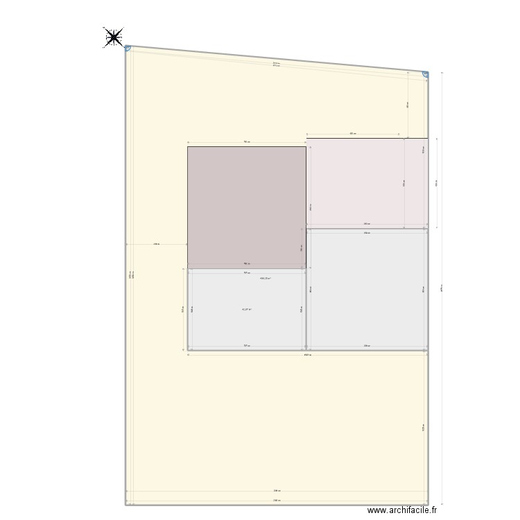 PLAN MASSE BASE TERRASSE NORD EST. Plan de 0 pièce et 0 m2